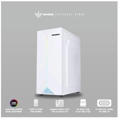 Nyk Casing Komputer Gaming T50 Imogi M ATX