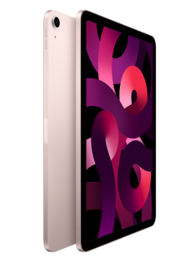 Apple iPad Air (Gen 5) 10,9 inci, Wi-Fi 64GB, Pink