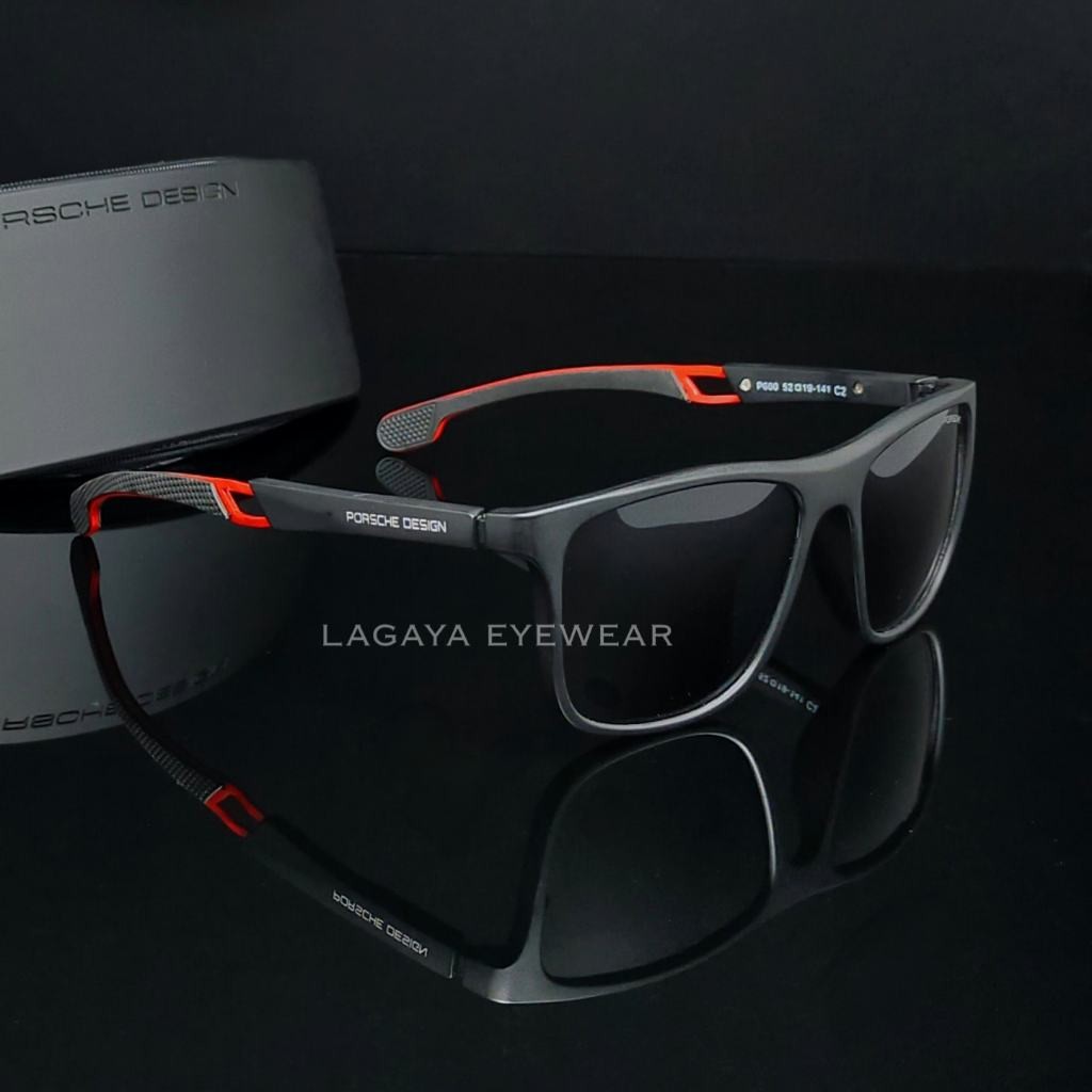 KACAMATA TRENDI PRIA TERBARU PORSCHE P 600 LENSA POLARIZED ANTISILAU ANTIRADIASI FRAME POLYCARBONATE