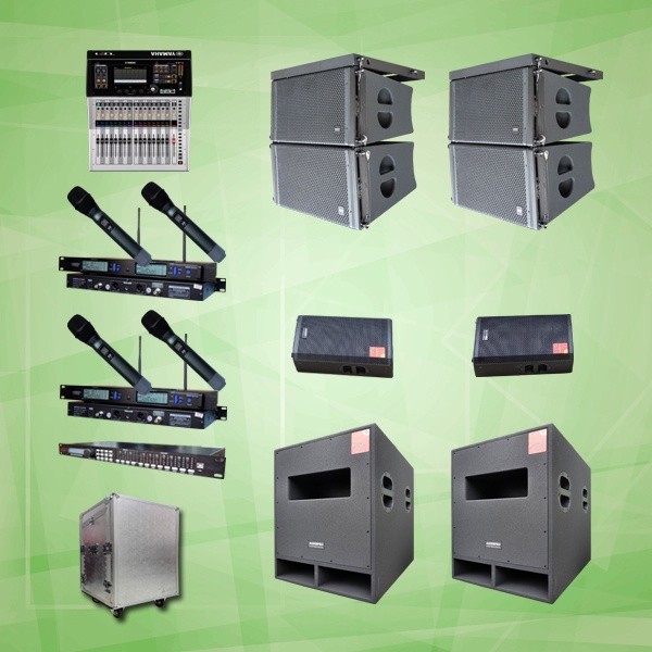 PAKET PRO AUDIO SOUND SYSTEM LINE ARRAY LA7 AUDERPRO