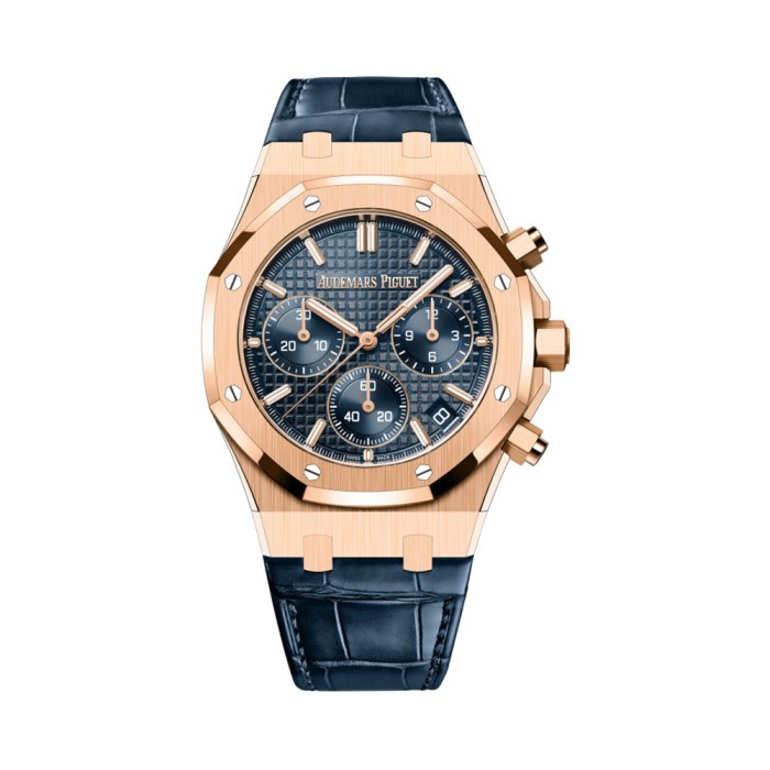 Audemars Piguet Royal Oak Chronograph Blue Leather Strap