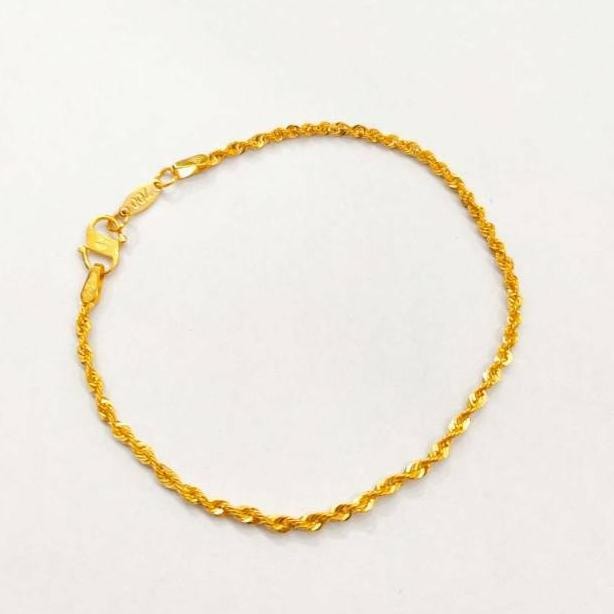 Gelang Korea Anak Koleksi Josean Elegant Emas Asli Kualitas Premium