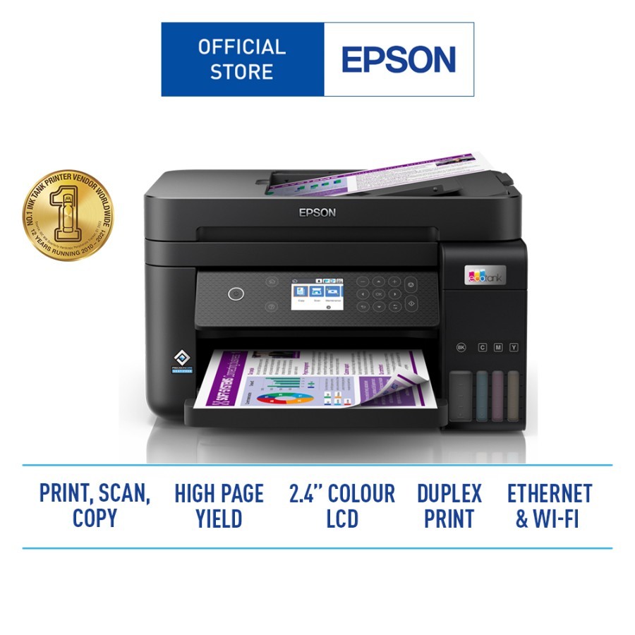Printer Epson L 6270 A4 Ecotank Print Scan Copy Wifi Duplex with ADF