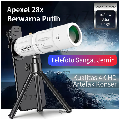 Ready Stock Telezoom APEXEL 18x Lensa Tele Zoom HP Lens Kamera TeleZoom Apexel 18x25 Universal Lensa Apexel 18x25