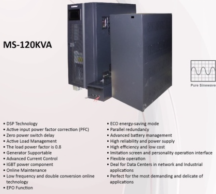 KENIKA UPS 3 PASHE 120KVA MS-120KVA 3PHASE LOW FREQUENCY