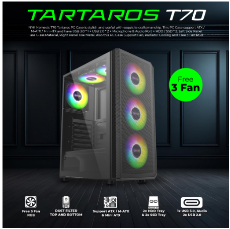 PC Case NYK Nemesis TARTAROS T70