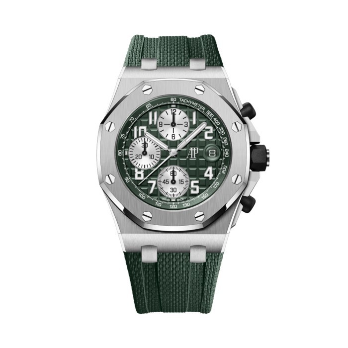 Audemars Piguet Royal Offshore Chronograph Titanium Green Arabic Dial