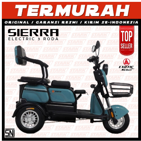 Exotic SIERRA Sepeda Motor Listrik Electric Bike Ebike by Pacific