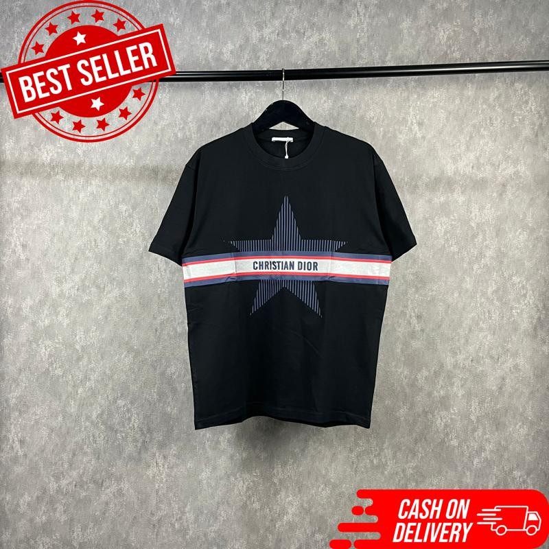KAOS DIOR LOGO DD BLACK BIG SIZE IMPORT MIRROR