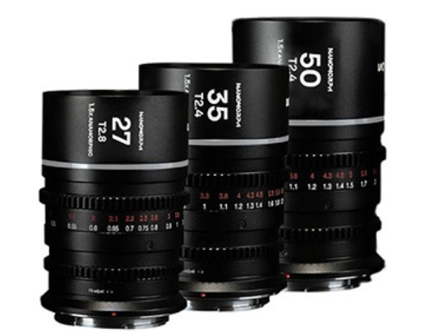 Laowa Nanomorph 1.5X Anamorphic (27mm T2.8 / 35mm T2.4 / 50mm T2.4)